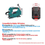 Electric Air Pump Powered Inflator Cordless Car Tire Air Compressor Inflatable Pump Fit Makita/Dewalt/Milwaukee 18V No Battery