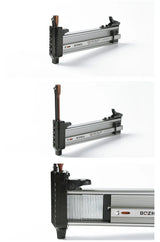 ST38 Manual Nail Gun Steel Cement Nail Shooter, Alloy Body for Wire Groove & Decoration Construction