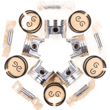 5Pcs/lot 37mm Piston Pin Rings Kit For STIHL 017 MS170 MS170C MS 170 Replace 11300302000 Chainsaw Engine Motor Parts