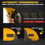 Electric Goddess 10000SPM Brushless Electric Reciprocating Saw Saber Saw Wood Metal Cutting Tool For Dewalt 20V Battery Pin