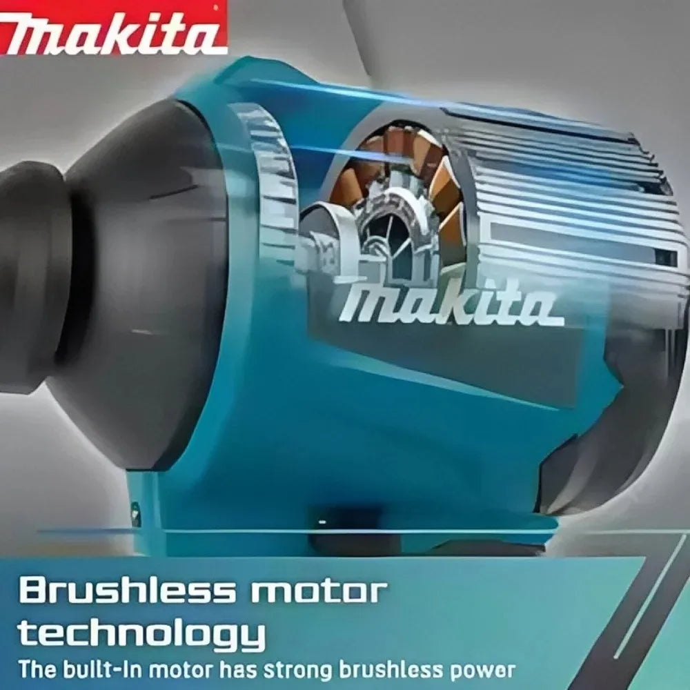 Makita DAS180 18V Brushless Cordless Air Blower Dust Removal Tool with Nozzle for Machinery and Workbench Cleaning