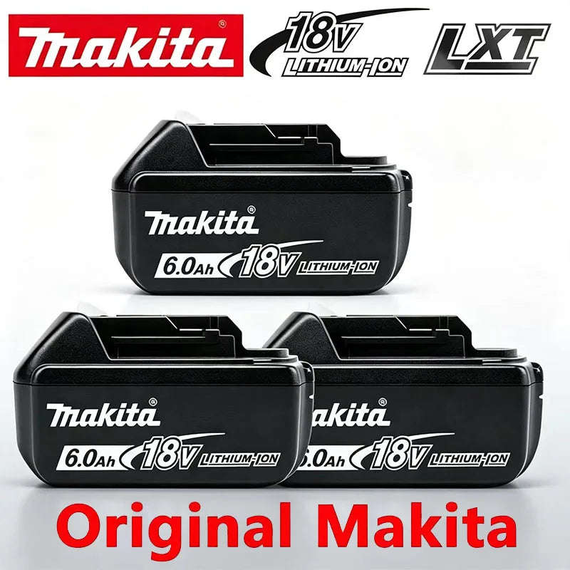 18V 6.0Ah Makita Battery Original Lithium Ion Rechargeable Battery 18V 6.0Ah Replacement Battery BL1860 BL1850 BL1860B DDF487