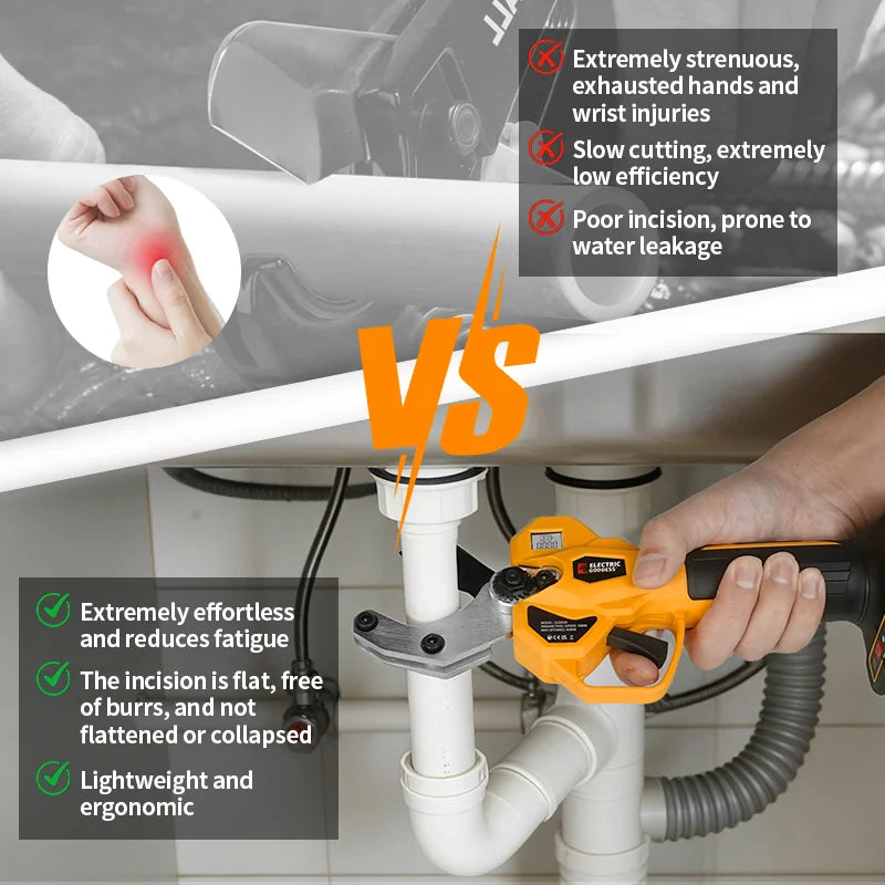 Electric Goddess Brushless 32mm Electric Pipe Scissor PPR Cutting Plumbing Water Pipes Shear For Makita 18V Battery Pin