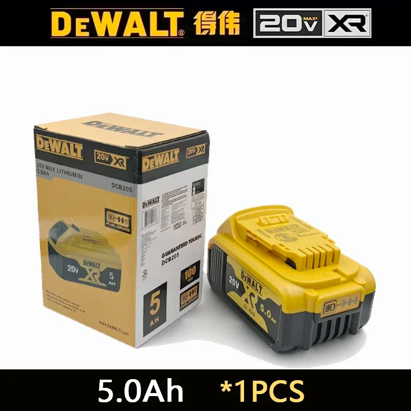 Dewalt 20v Battery, 20v MAX 5Ah 6Ah Battery DCB200 DCB206 DCB205 DCB184 DCD805 for Dewalt Power Tool Replacement Battery