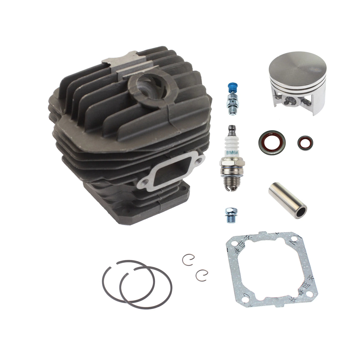 Cylinder Piston Kit 50mm With 10mm Pin 1128 020 1227 Fit For Stihl Chainsaw MS440 044 044R