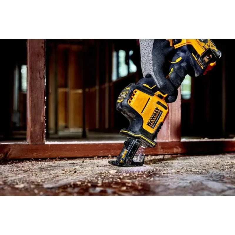 DEWALT Cordless One-Handed Reciprocating Saw DCS369 MAX The Multi - Tasking Powerhouse for Swift Wood,Metal & Pipe Cutting