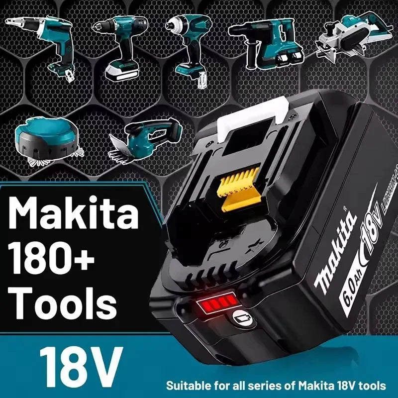 NEW Original Makita 18v 6Ah for Makita 18V Battery BL1830B BL1850B BL1850 BL1840 BL1860 BL1815 Replacement Lithium Battery
