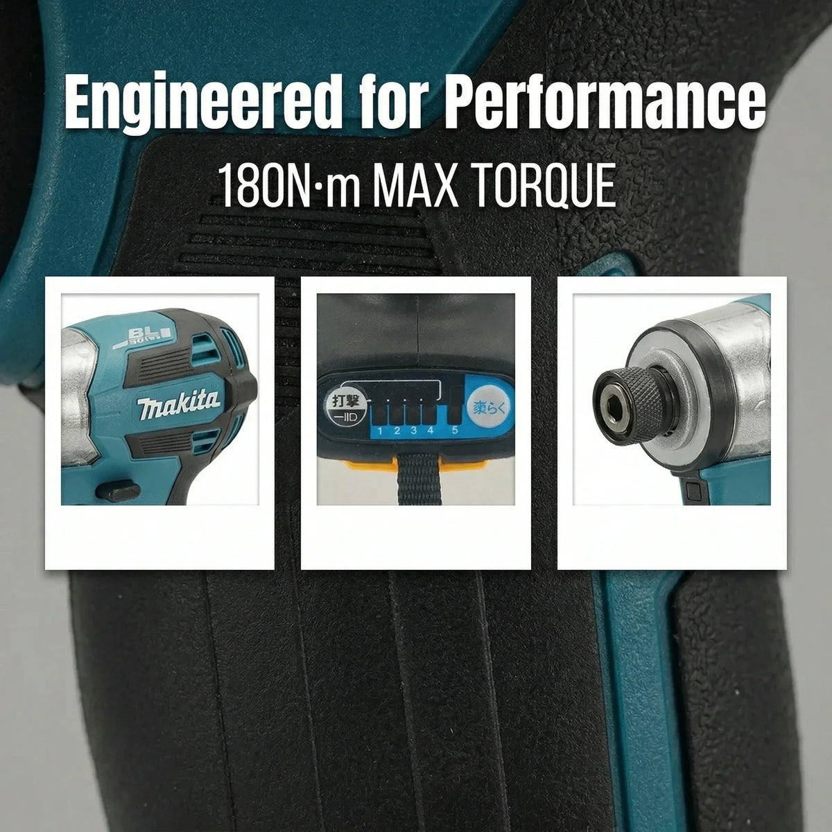 Makita 18V Brushless Bare Unit DTD173 Impact Driver T Mode LED For Driving Lag Screws During Backyard Pergola Frame Assembly
