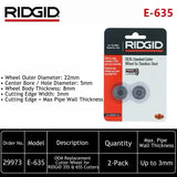 Stainless Steel Pipe Cutter Tube Cutter RIDGID 35S for 6mm to 35mm Pipe Cutting Knife 65S for 6mm to 65mm Pipe Cut