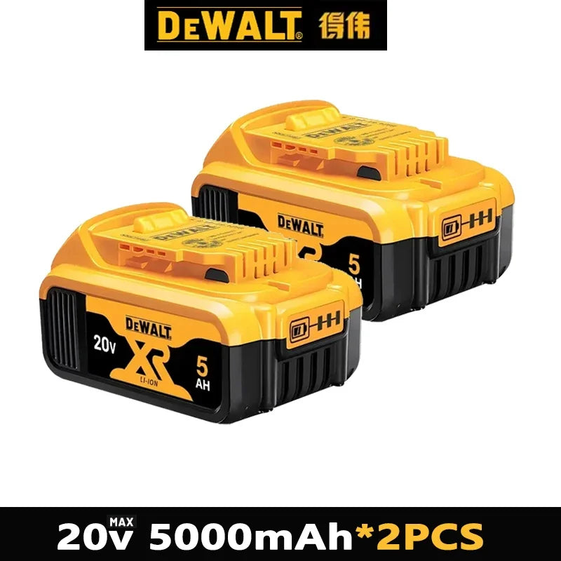 100% Original 20V 6.0Ah MAX Battery Power Tool Replacement For DeWalt DCB184 DCB181 DCB182 DCB200 20V 5A 6A 18Volt 20v Battery.