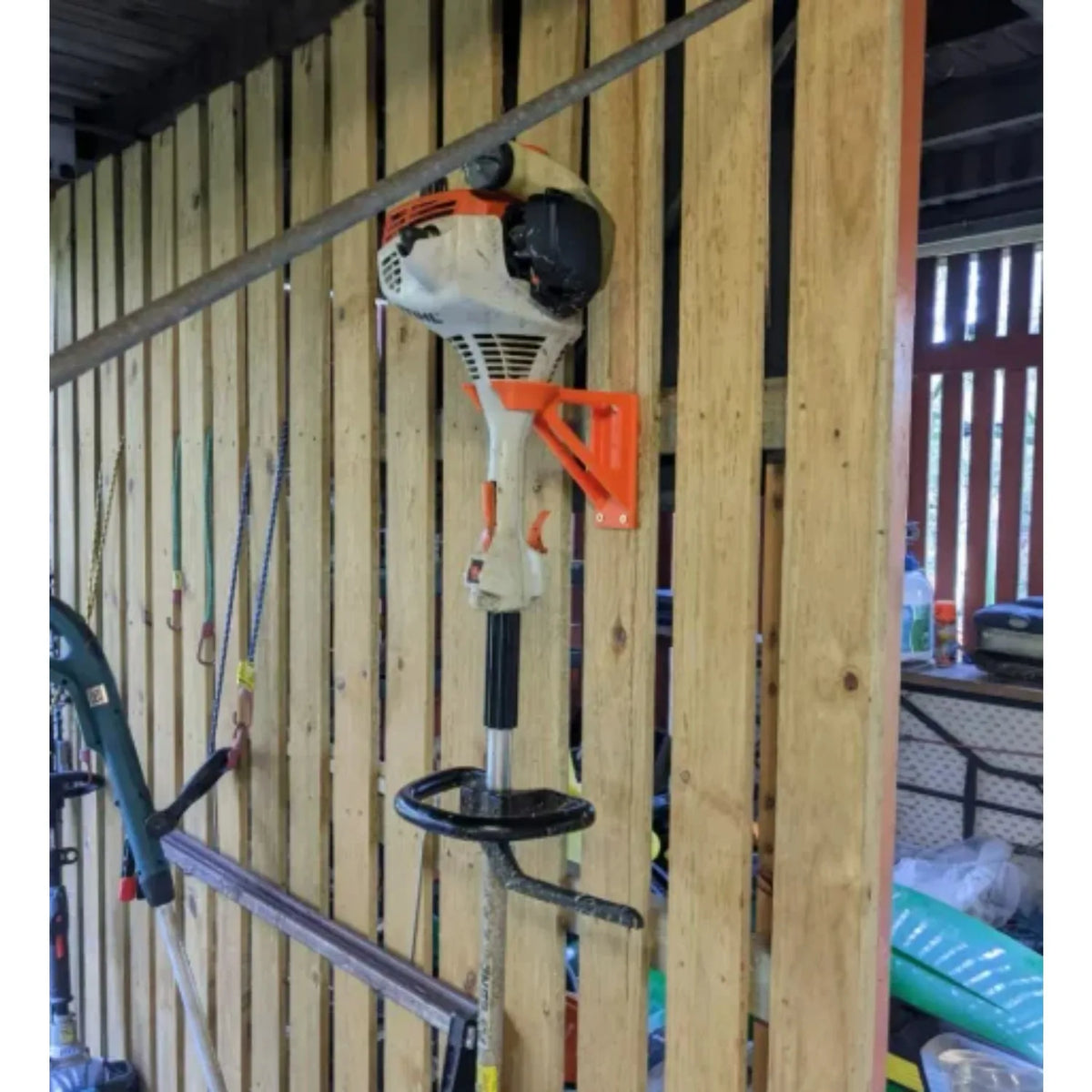 FS38/FS56/FS91/FS40/FS50/FS70/FS94/FS111 For STIHL lawn Mower Trimmer Garage Tool Wall Mounted holder Fixed (NO Tool)