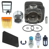 49mm Cylinder Air Fuel Filter Kit For Stihl TS400 Concrete Cut-Off Saw Parts Replace 4223 020 1200