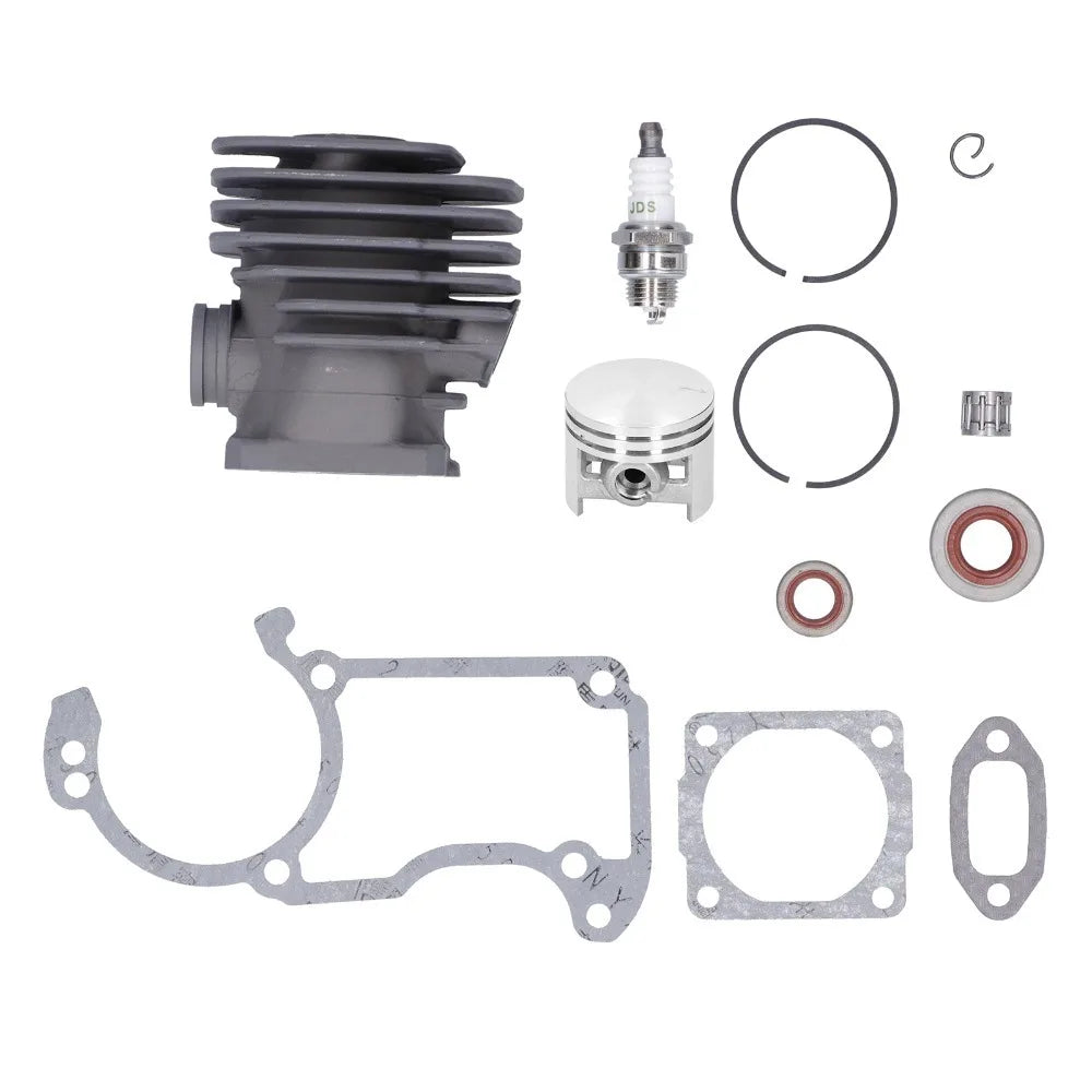 Grey Cylinder Piston Kit Metal Large Bore Engine Rebuild Kit Compact Easy to Install for Stihl ms240 024 024av
