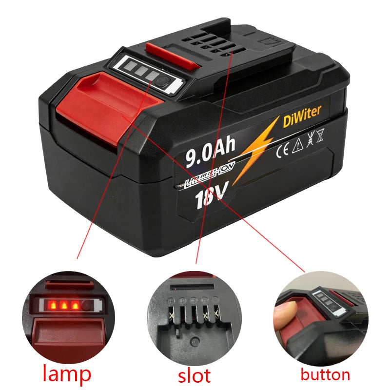 2026 hot Replacement Battery EIN18C2 Li-ion Batteria for EINHELL 18V Battery Power X-change PX-BAT4 4511396 4511437 Power Tools
