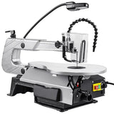 Variable Speed Scroll Saw, 16Inch with Work Light, Adjustable TableTop Angle, Easy-Access Blade Changes, W/ Sawblades