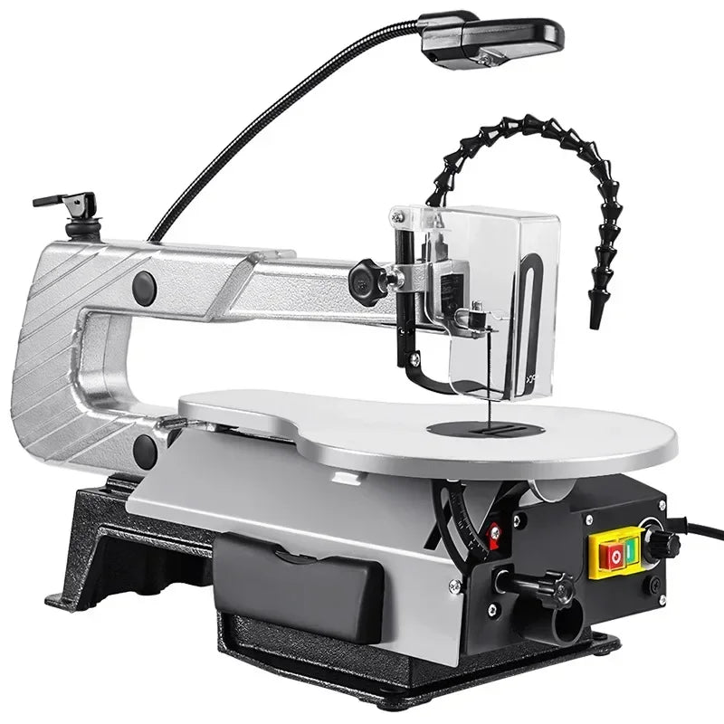 Variable Speed Scroll Saw, 16Inch with Work Light, Adjustable TableTop Angle, Easy-Access Blade Changes, W/ Sawblades