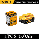 Dewalt 20V Battery 5AH 6AH 18V5.0AH Rechargeable Lithium Ion Battery, Dewalt DCB200 Power Tool Replacement Battery