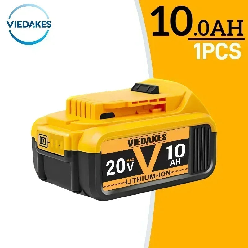 High Capacity 12.0Ah 20V Rechargeable Lithium Ion Battery for Dewalt 20V Battery Work DCB200 DCB201 DCB203 DCB205 DCB206 Tools
