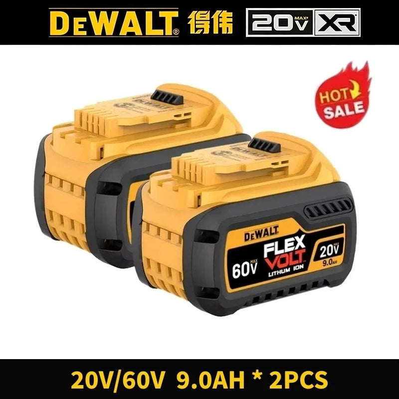 Original MAX Flexvolt DEWALT 20V 60V Battery, for DCB606 DCB205 DCB206 DCB609 Power Tool Battery, DEWALT 5AH 6AH 9AH Battery