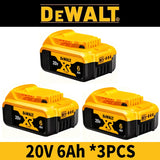 100% Genuine Dewalt 20V Battery, 60V 9Ah, 20V 6Ah Battery DCB609 DCB206 DCB606 DCB184 for Dewalt Power Tool Replacement Battery
