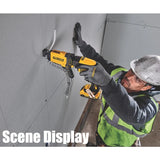 DEWALT DCF6202 Collated Drywall Screw Gun Attachment, 360°Rotation Slim Nose Removable Shoe for Tight Corners Tool-Free Cleaning