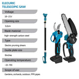 Electric Chainsaw Brushless Telescoping Pole 3 IN 1 Pruner High Branch Saw Garden Tree Pruning Tools For Makita 18V Battery Pins