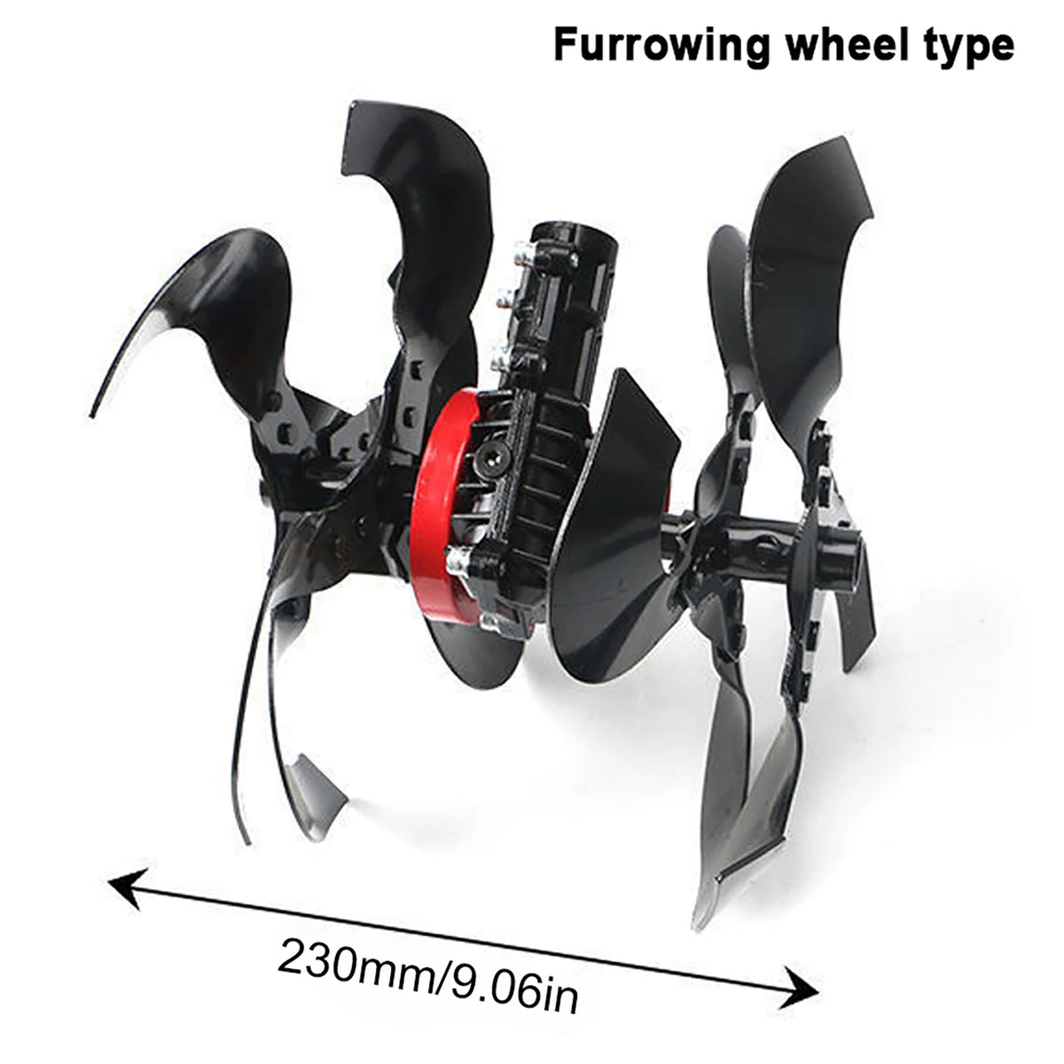 Multifunctional Lawn Mower Grass Trimmer Accessory with Interchangeable Blades Soil Loosening/Trenching/Weeding Wheel Optional