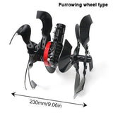Multifunctional Lawn Mower Grass Trimmer Accessory with Interchangeable Blades Soil Loosening/Trenching/Weeding Wheel Optional