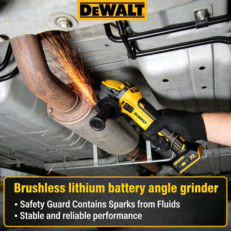 DEWALT DCG409 20V Cordless Angle Grinder, Brushless Motor 9000RPM 125mm Portable Cutting & Polishing Power Tool