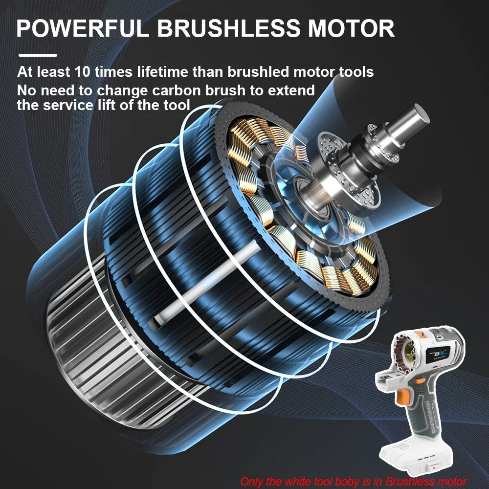 18V Brushless 2/5/10/12-in-1 Multi tool Chainsaw Drill reciprocating/circular saw oscillating tool combo