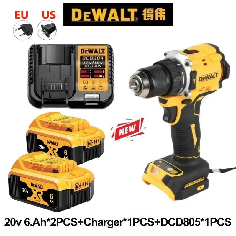 100% Original 20V 6.0Ah MAX Battery Power Tool Replacement For DeWalt DCB184 DCB181 DCB182 DCB200 20V 5A 6A 18Volt 20v Battery.