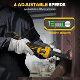 Brushless Die Grinder 25000RPM 4 Variable Speed Metal Grinding Polishing Deburring Die Grinder Tool For Dewalt 20V Battery Pin
