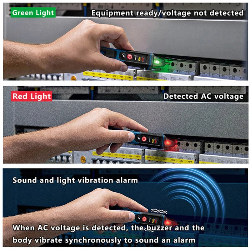 BOSCH GVD 1000-17 Professional Non-contact Voltage Tester IP67 Self-test Dual Voltage Power Tool Accessory