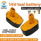 14V XRP 3.0-12.8Ah Ni-MH Rechargeable Battery for DC9091 DC9094 DW9091 DE9091 DE9092