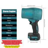 Makita 18V 30000RPM Electric Air Blower Powerful Turbo Rechargeable Car Cleaner Bare Unit High Air Velocity