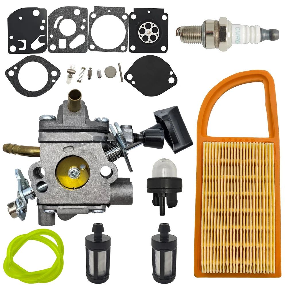 Carburetor Air Filter Repair Kit For Stihl BR500 BR600 BR550 Backpack Blower Zama C1Q-S183, 4282-120-0606, 4282-120-0607
