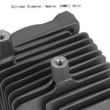 Grey Cylinder Piston Kit Compact Easy to Install Piston Kit Assembly Metal Big Bore Cylinder Kit for STIHL FS75 FS80 FS85 HS75