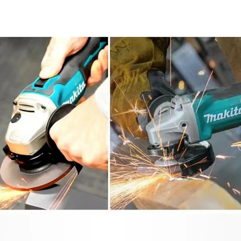 Makita Brushless Electric Angle Grinder Rechargeable Cutting Machine 18V High Power Polishing Machine For Makita Battery