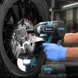 Electric Goddess Brushless Electric Impact Wrench Cordless Electric Wrench 1/2 inch for Makita 18V Battery Pin Screwdriver Tool