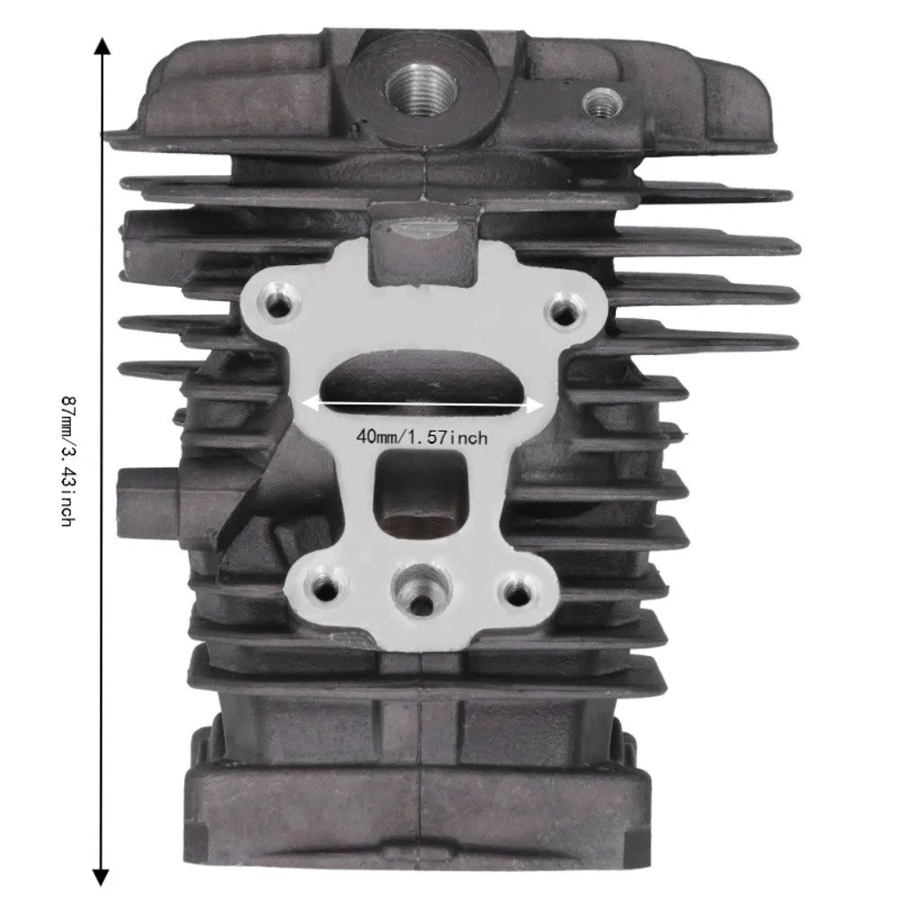 Grey Cylinder Piston Kit Metal Compact Chainsaw Piston Kit Easy to Install Piston Gasket Kit for Stihl MS211 MS 211C MS211C