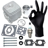 Cylinder Piston Kit For Stihl FS38 2-Mix ,FS55 2-Mix,FS55R 2-Mix,HS45 2-Mix,HS52, (From 2012 Version)