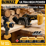 DeWALT 20V Battery Cordless Angle Grinder 3 Inch Handle CUT OFF Electirc Cutting Mini Circular Saw Machine Power Tools