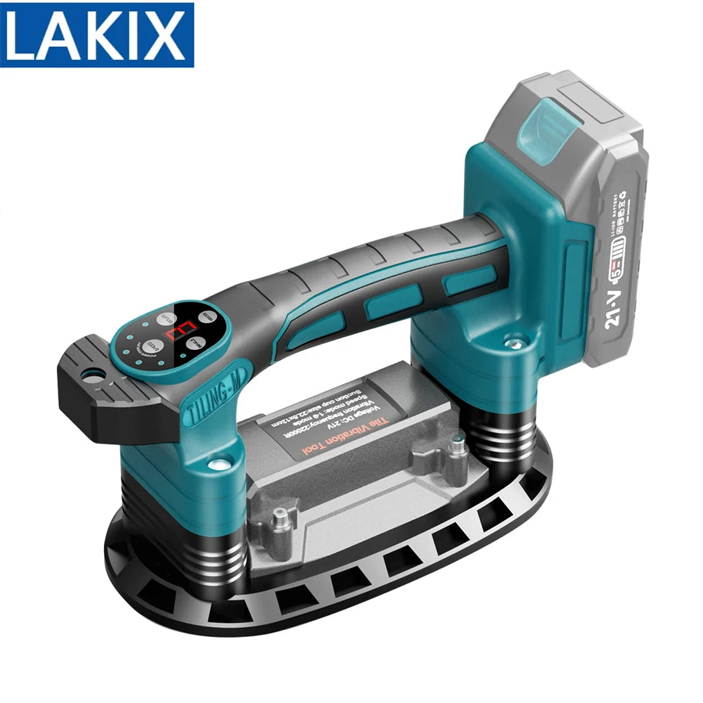 9 Speed Tile Laying Machine 400KG Tile Vibration Leveling Machine Cordless Tile Power Tool for Makita 18V Battery Pins