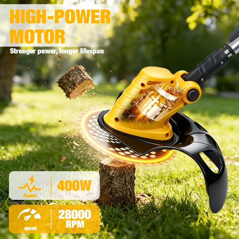 Electric Goddess Brushless Electric Lawn Mower Cordless Grass Trimmer Cutter Garden Power Tool For Dewalt 20V Battery Pins