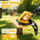 Electric Goddess Brushless Electric Lawn Mower Cordless Grass Trimmer Cutter Garden Power Tool For Dewalt 20V Battery Pins
