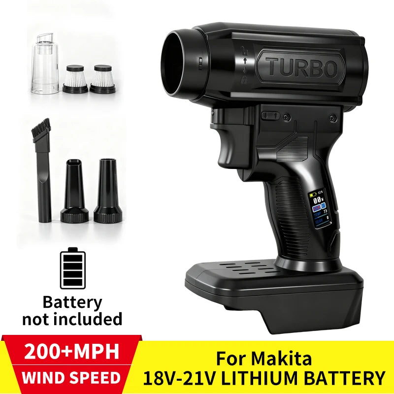40 Car Violent Air Blower Powerful Handheld Turbo Jet Fan High Speed 40mm Brushless Motor Thrust Car Wash Air Gun Dryer Tools