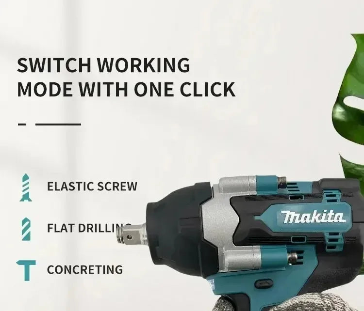 Makita DTW700 18V Cordless Impact Wrench Brushless Motor 700Nm 1000Nm Nut Busting 1/2 Inch 4 Speed with XPT and Auto Stop