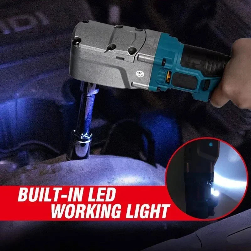 1000NM Brushless Electric Ratchet Wrench 588Vf 1/2'' Ratchet Wrench Set Power Tool Removal Screw Nut for Makita 18V Battery