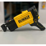 DEWALT DCF6202 Collated Drywall Screw Gun Attachment, 360°Rotation Slim Nose Removable Shoe for Tight Corners Tool-Free Cleaning