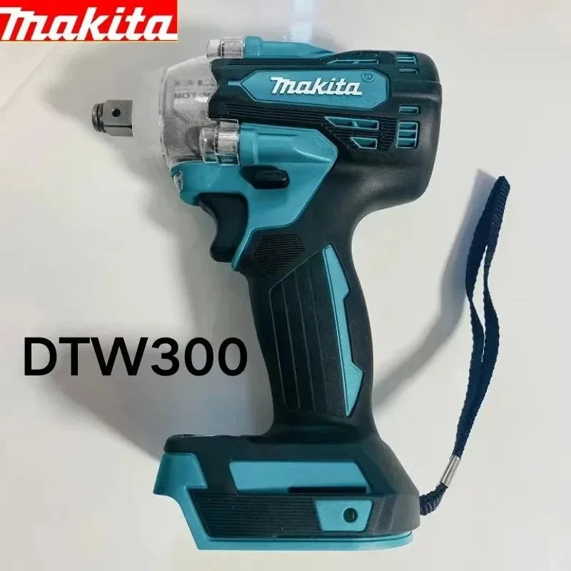 Makita DTW300 18V Cordless Impact Wrench Set - 330Nm Brushless Motor for Car Maintenance & Tire Change（bare tool）